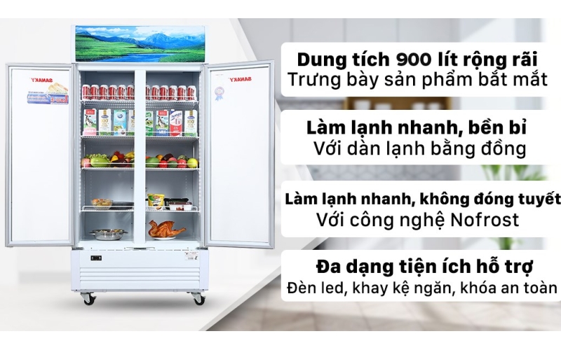 Tủ mát Sanaky 900 lít TM.VH1009HP