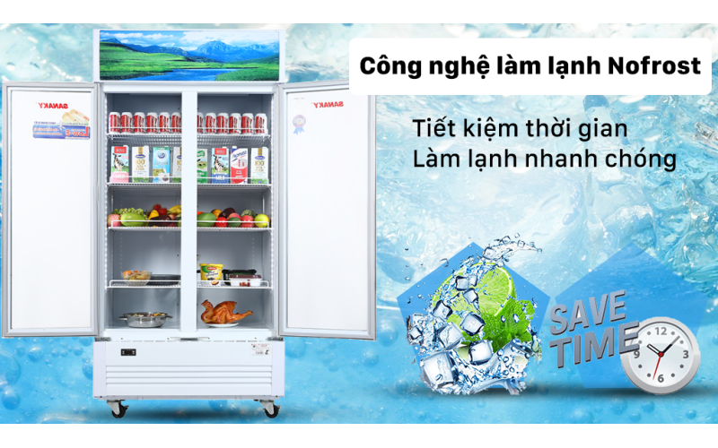 Tủ mát Sanaky 900 lít TM.VH1009HP