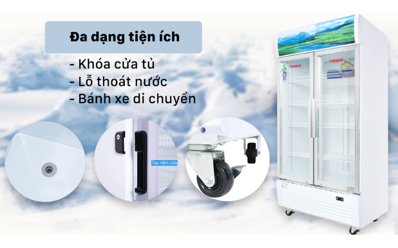 Tủ mát Sanaky 900 lít TM.VH1009HP