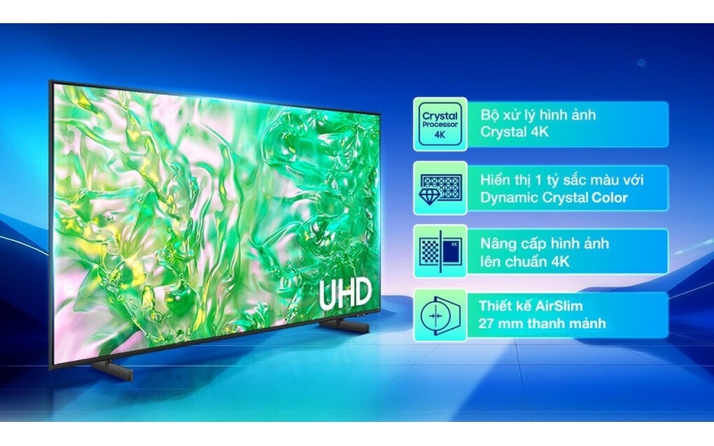 Smart Tivi Samsung 4K Ctystal UHD 65 inch UA65DU8000