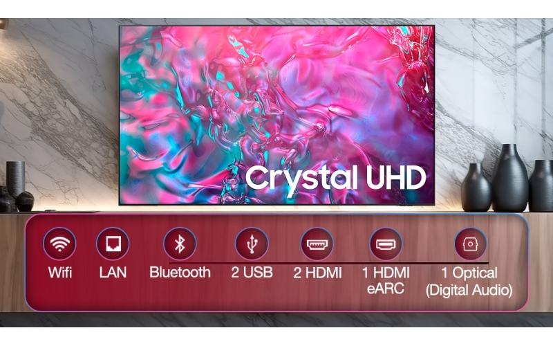 Smart Tivi Samsung 4K Crystal UHD 98 inch UA98DU9000