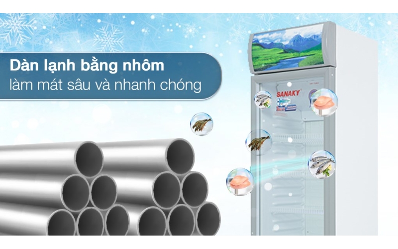 Tủ mát Sanaky Inverter 200 lít VH-258K3L