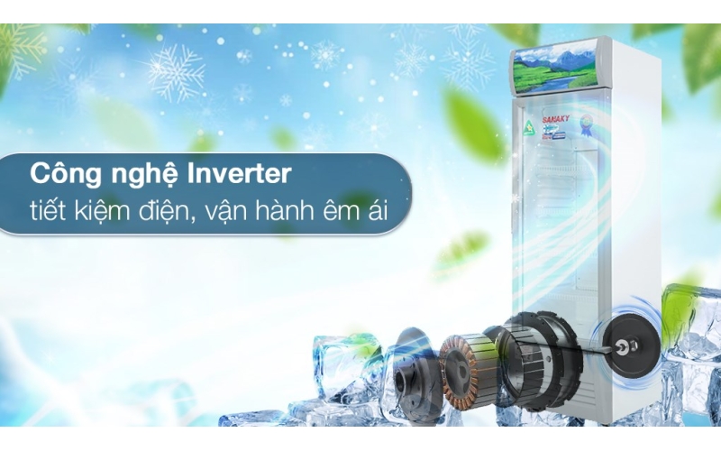 Tủ mát Sanaky Inverter 200 lít VH-258K3L