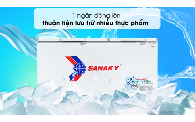 Tủ đông Sanaky Inverter 530 lít VH-6699HY3