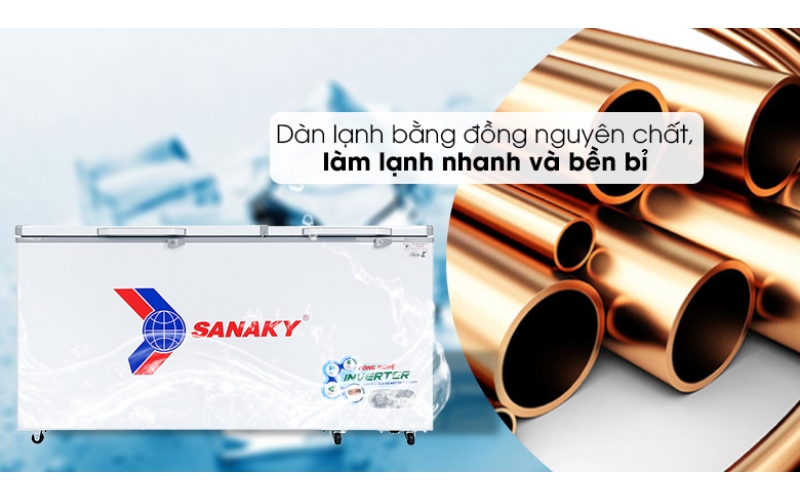 Tủ đông Sanaky Inverter 530 lít VH-6699HY3