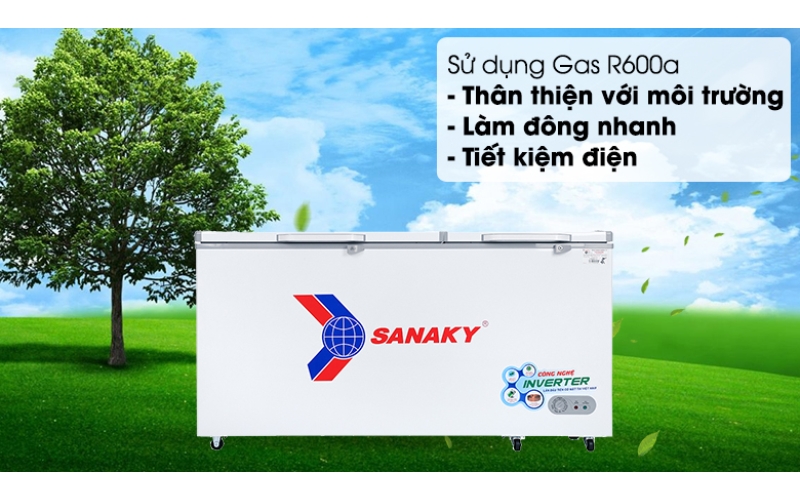 Tủ đông Sanaky Inverter 530 lít VH-6699HY3