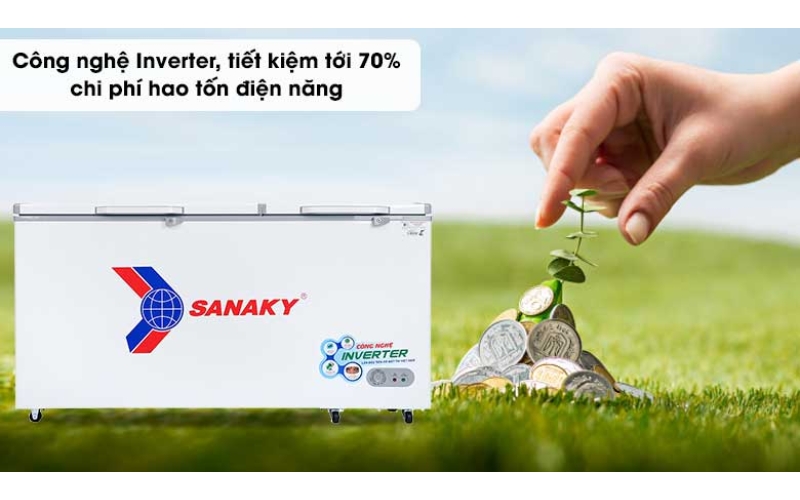 Tủ đông Sanaky Inverter 530 lít VH-6699HY3