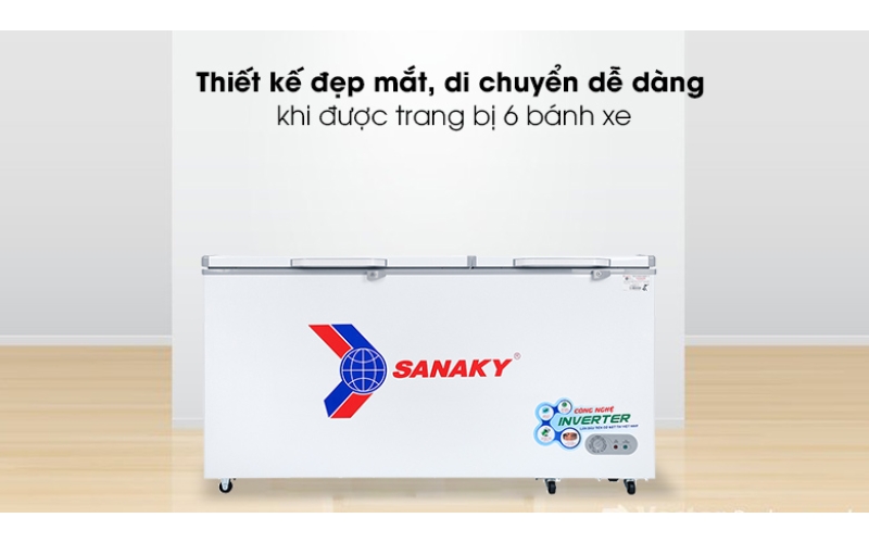 Tủ đông Sanaky Inverter 530 lít VH-6699HY3