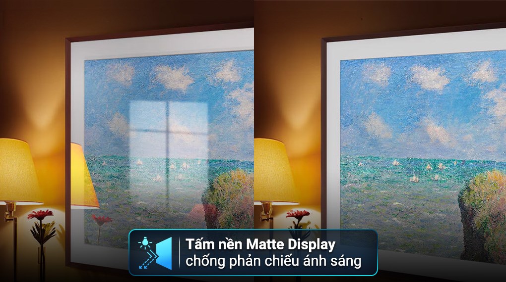 Smart Tivi Khung Tranh The Frame QLED Samsung 4K 55 inch QA55LS03D