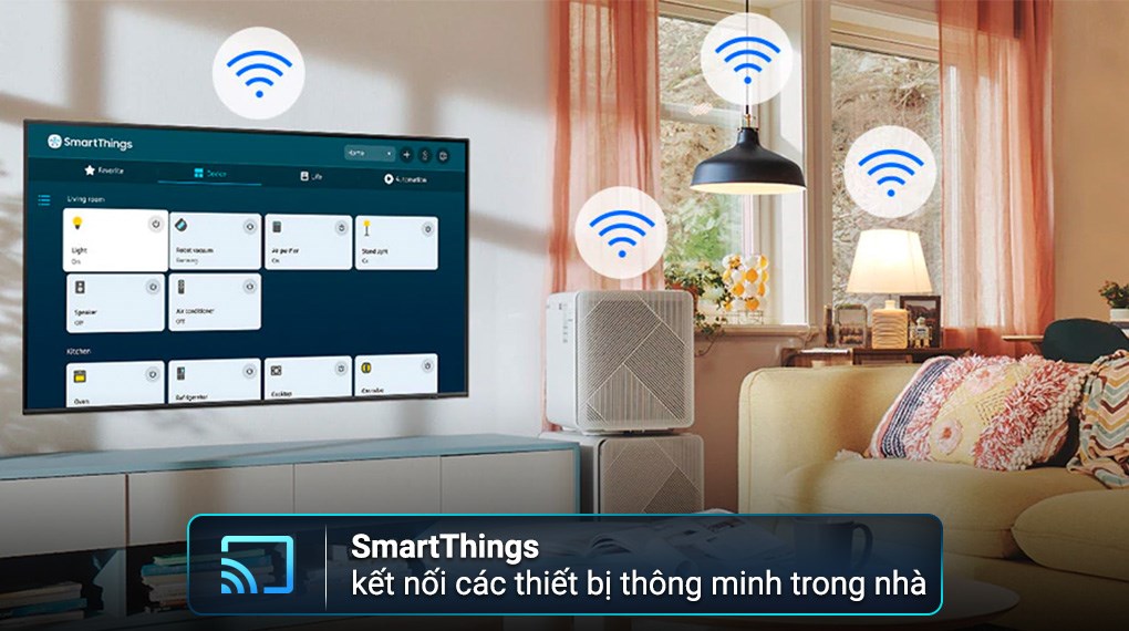Smart Tivi Khung Tranh The Frame QLED Samsung 4K 55 inch QA55LS03D
