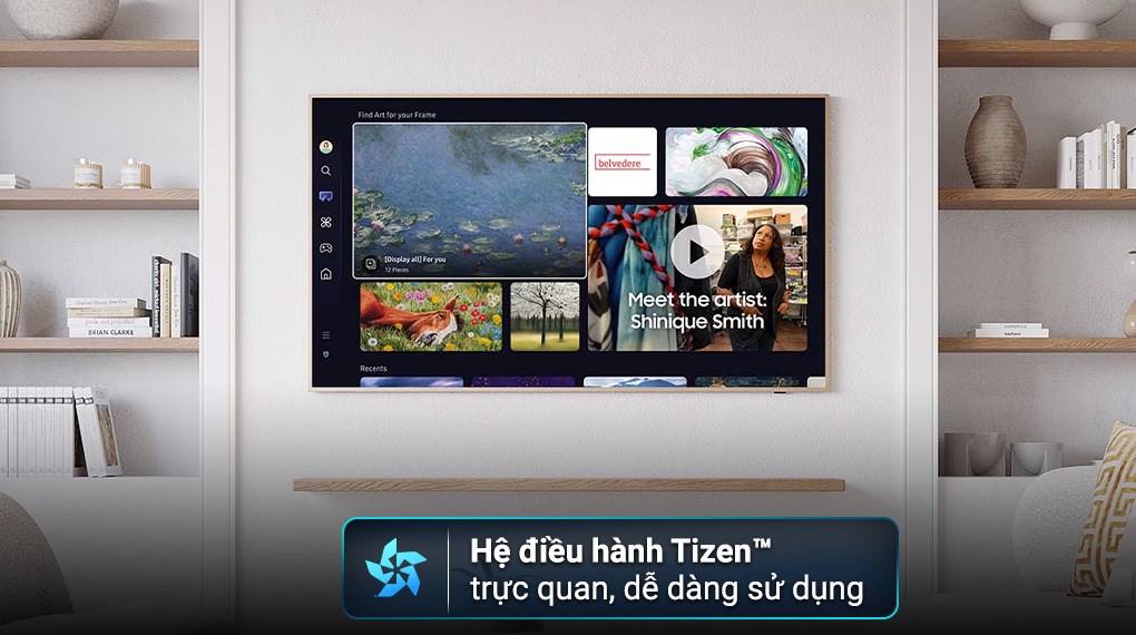 Smart Tivi Khung Tranh The Frame QLED Samsung 4K 75 inch QA75LS03D